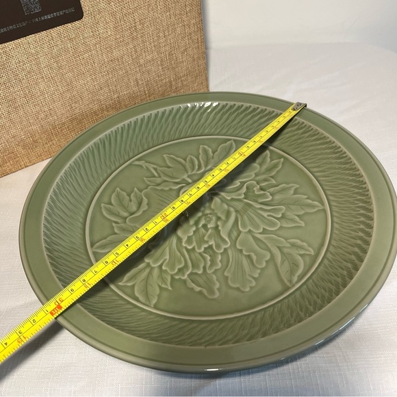 YUE DYNASTY flower design dish. Vintage - Picture 7 of 8